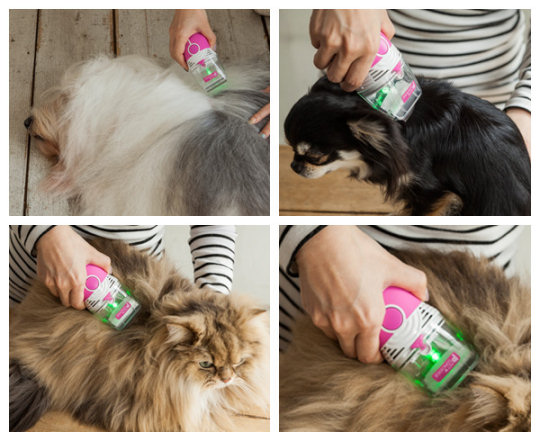 Lozen PE-600 Star Pet Concierge De-Fleaing Comb Fur Cleaner - Dog, cat anti-flea fur cleaning - Japan Trend Shop