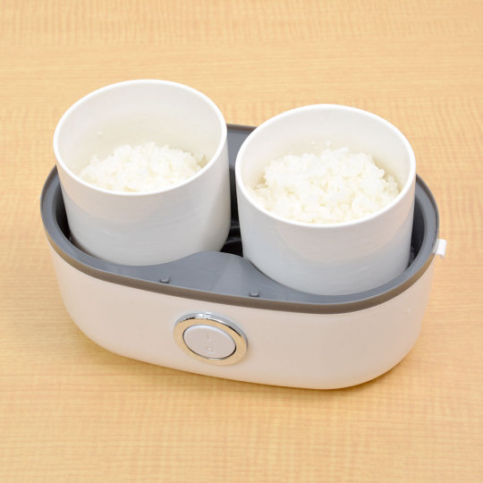 Thanko Personal Rice Cooker for Solo Use - Portable steamer and rice maker for one - Japan Trend Shop