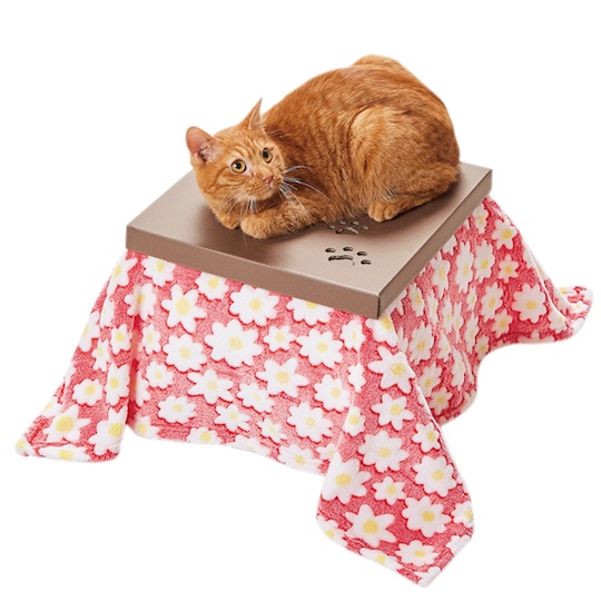 Cat Kotatsu Cardboard House - Japanese-style pet furniture and futon - Japan Trend Shop
