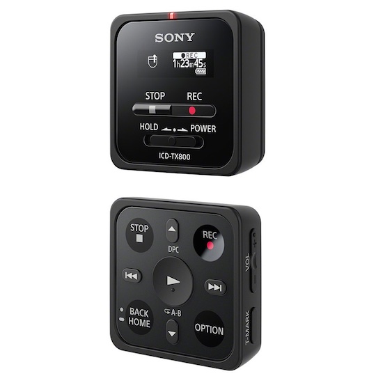 Sony Stereo IC Recorder ICD-TX800 - Cube-shaped, compact audio device - Japan Trend Shop