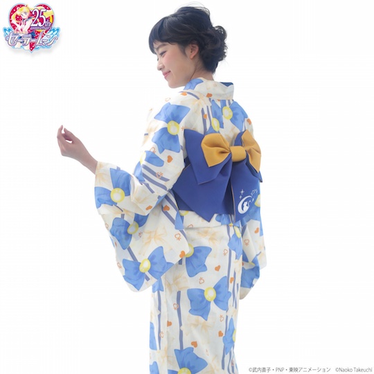 Pretty Guardian Sailor Moon Yukata Set - Summer kimono clothes based on Naoko Takeuchi characters - Japan Trend Shop