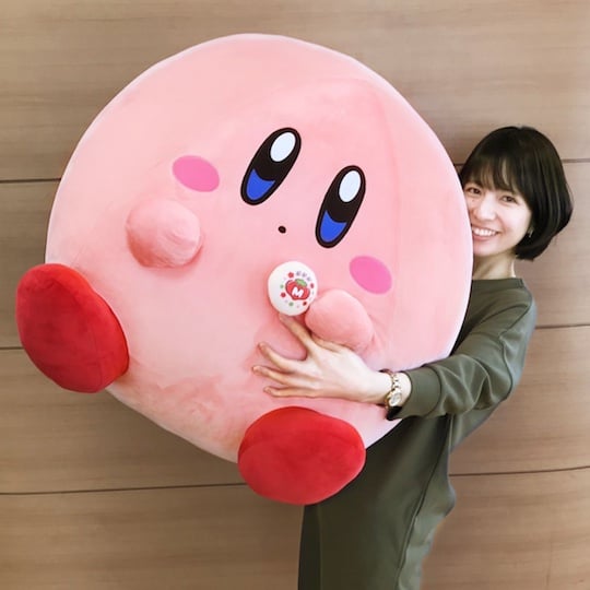 Giant Kirby Plush Toy - Huggable Nintendo character toy - Japan Trend Shop
