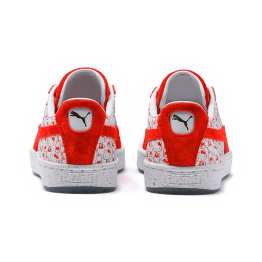Puma Hello Kitty Suede Classic Sneakers - Sanrio character collaboration sports footwear - Japan Trend Shop