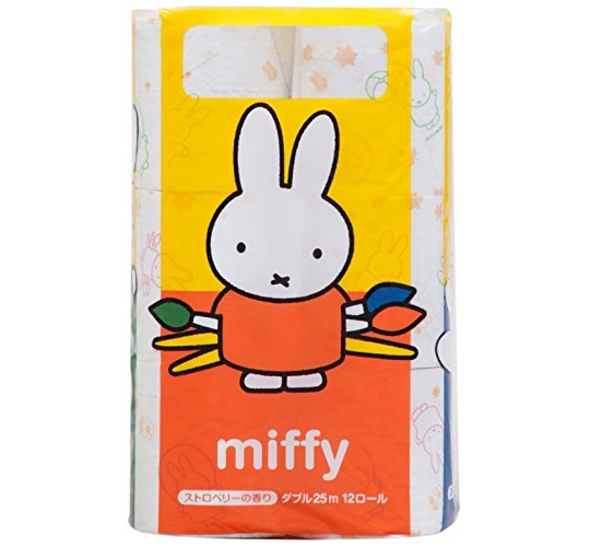 Miffy Toilet Paper (6 Pack) - Dick Bruna rabbit character print - Japan Trend Shop