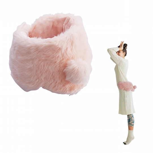 Fuwapoka Hug Waist Warmer - Fluffy body wearable heating device - Japan Trend Shop