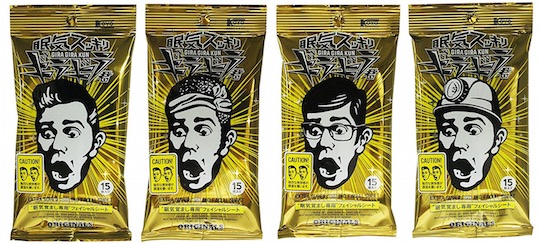 Gira Gira Kun Wake-Up Face Wipes (Pack of 8) - Caffeine and menthol facial sheets - Japan Trend Shop