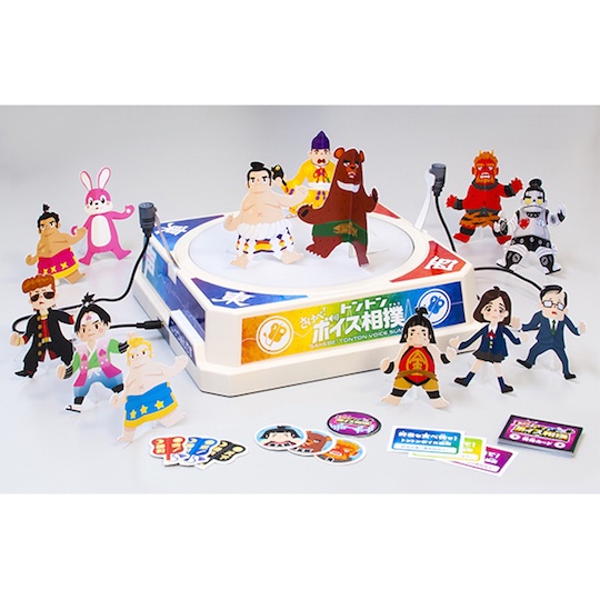 Sakebe! Tonton Voice-Controlled Sumo Game - Sumo game with paper figures - Japan Trend Shop