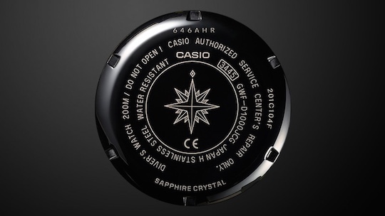 Casio G-Shock Frogman Japanese Coast Guard GWF-D1000JCG Watch - Durable, multifunctional wristwatch for divers - Japan Trend Shop