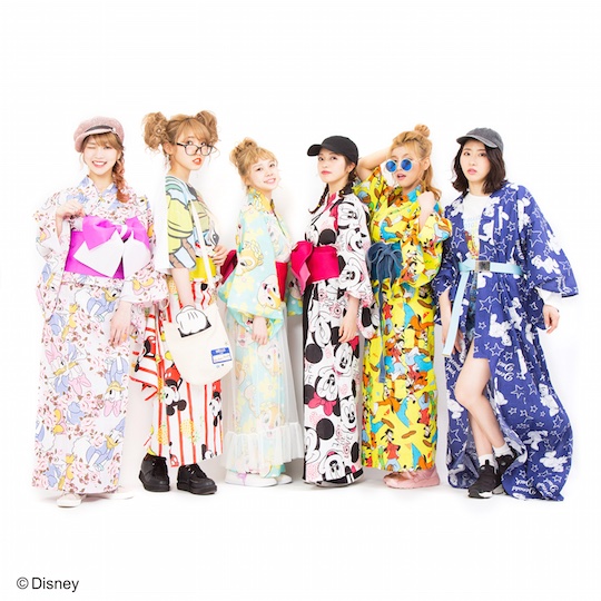 Disney Yukata Summer Kimono - Disney character design - Japan Trend Shop