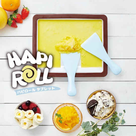 Happy Rolled Ice Cream Maker Tray - Ice pan stir-fried ice cream cooking utensil - Japan Trend Shop