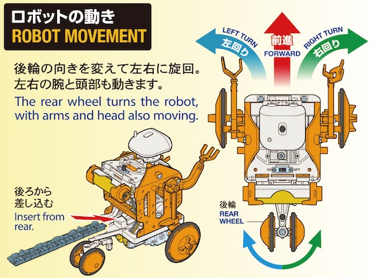 Tamiya Chain-Program Robot Building Kit - Robotic vehicle assembly set - Japan Trend Shop