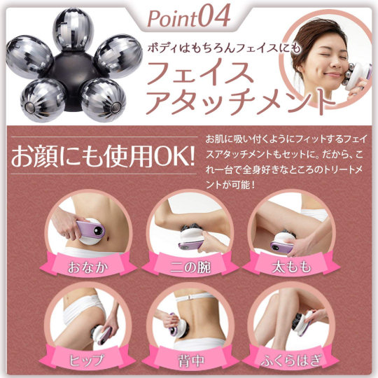Ya-Man Acetino Mega-Shape Neo Massager Set - Multi-use body massage unit and skin-tightening cream - Japan Trend Shop