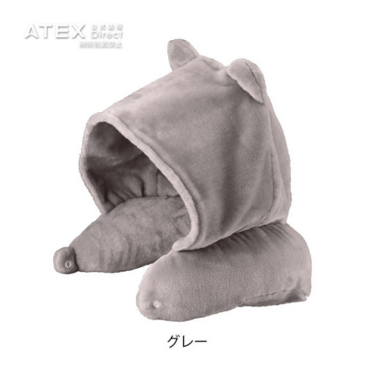Hugnyan Heated Personal Hood - Relaxing cat-shaped head and neck personal heater - Japan Trend Shop