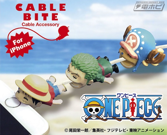 Cable Bite One Piece - Manga, anime character lightning cable toy - Japan Trend Shop