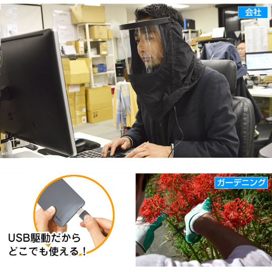 Thanko Pollen Blocker 2 - Hay fever allergy protective wear - Japan Trend Shop