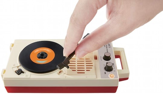 Showa Japan Miniature Replica Gadgets - Retro boombox radio, turntable record player, television - Japan Trend Shop
