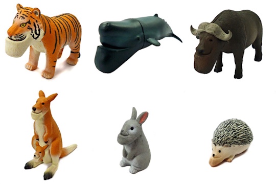 Panda's Ana Shakurel Planet 2 Capsule Toys (All 6 Types) - Big-chinned animal toy figures - Japan Trend Shop