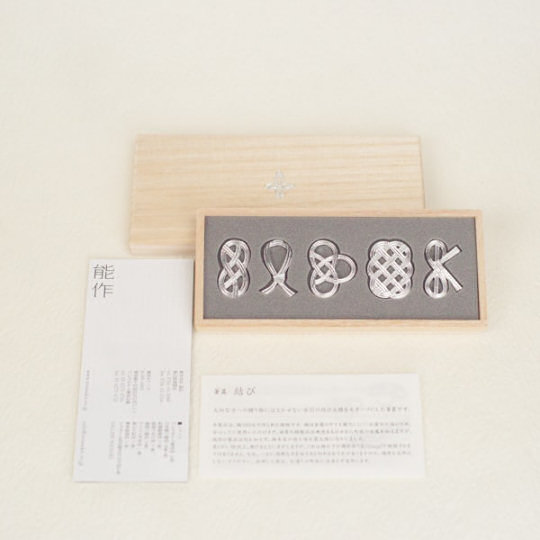 Nousaku Tin Crafted Chopstick Rests - High-quality tableware set - Japan Trend Shop