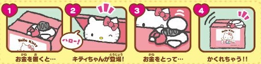 New Hello Kitty Itazura Coin Bank - Sanrio character money box - Japan Trend Shop