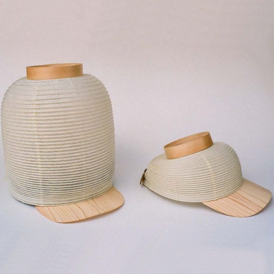Chochin Cap - Traditional Japanese paper lantern design folding hat - Japan Trend Shop