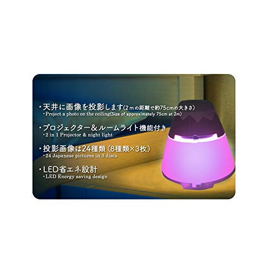 Nippon Projector Japanese Landscape Viewer - Mt Fuji design Japanese scenery projector nightlight - Japan Trend Shop