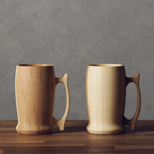 Riveret Bamboo Drinking Cups - Handcrafted wooden drinkware - Japan Trend Shop