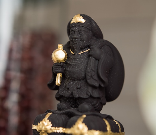 Daikokuten God Wooden Statue - Handcrafted model of Japanese deity - Japan Trend Shop