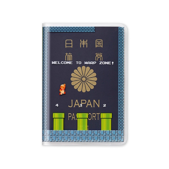 Super Mario Passport Cover Underground Level Theme - Nintendo video game character design travel item - Japan Trend Shop