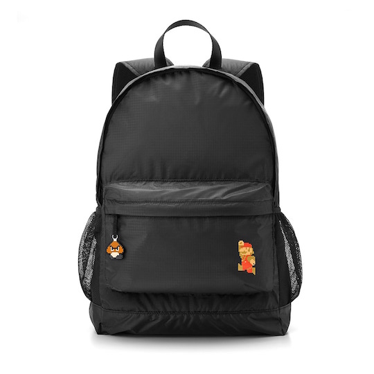 Super Mario Collapsible Travel Backpack - Nintendo game character design portable bag - Japan Trend Shop