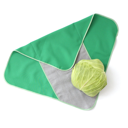 PLYS Veggie Mage Vegetable Wrapping Cloth - Environmentally-friendly, reusable cover for food - Japan Trend Shop