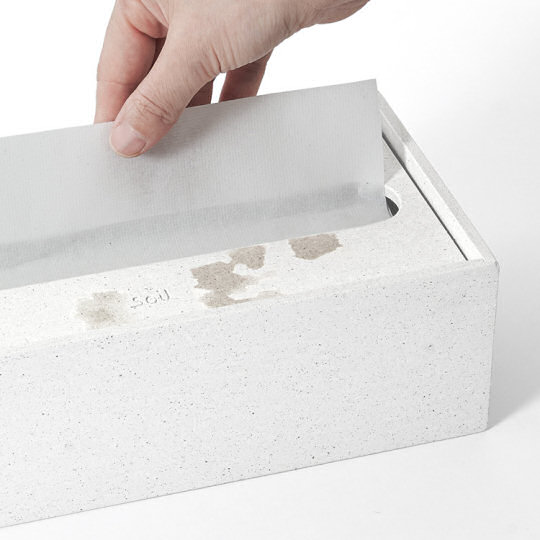 Soil Gem Diatomaceous Earth Paper Towel Box - Moisture-absorbing dispenser - Japan Trend Shop