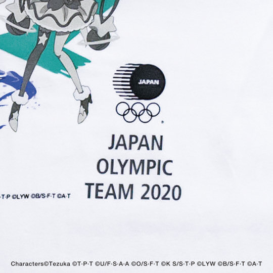 Japanese Olympic Committee Anime Superstars Team T-shirt - Anime-themed official Tokyo 2020 Olympics apparel - Japan Trend Shop
