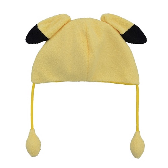 Pikachu Beanie with Ears - Pokemon character hat with pom-poms - Japan Trend Shop