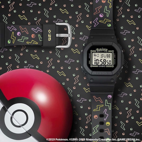 Baby-G Pokemon Watch - 25th-anniversary collaboration wristwatch by Casio and Nintendo - Japan Trend Shop
