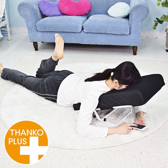 Utsubusene Cushion 0 - Floor back rest support for using phone, gaming while lying down - Japan Trend Shop