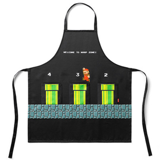 Super Mario Apron - Nintendo game character design cooking outfit for adults, kids - Japan Trend Shop