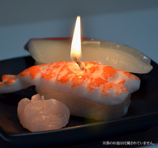 Sushi Candles (Set of 8 Types) - Japanese food decorative candle set - Japan Trend Shop