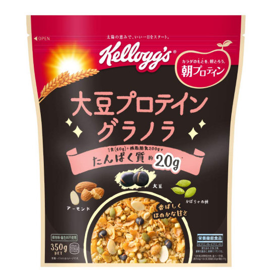Kellogg's Soybean Protein Granola - Almond and soy breakfast cereal - Japan Trend Shop