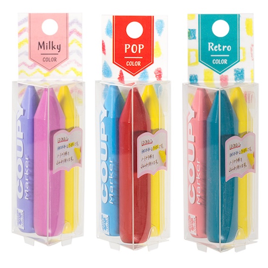 Sakura Pastels - Milky, Pop, and Retro color crayons - Japan Trend Shop