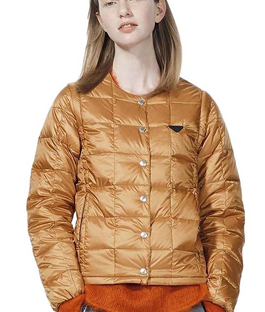 Taion Extra Ladies Crew Neck Inner Down - Inner jacket with electric heating, removable sleeves - Japan Trend Shop