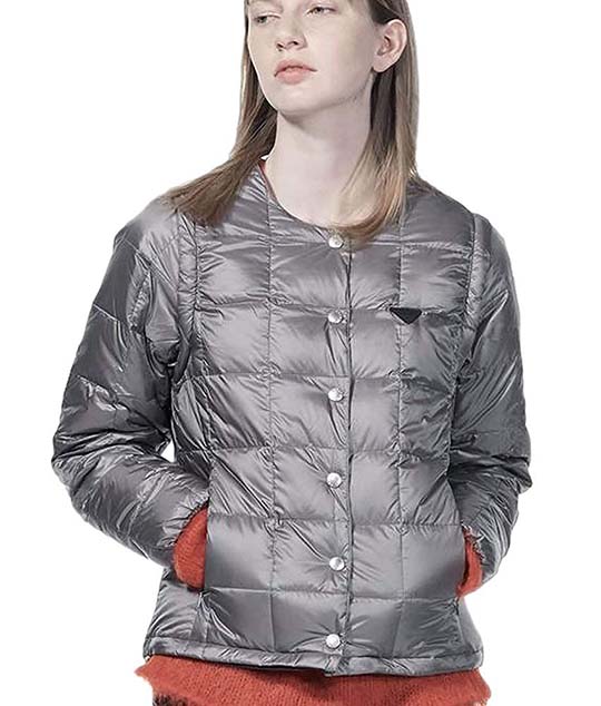 Taion Extra Ladies Crew Neck Inner Down - Inner jacket with electric heating, removable sleeves - Japan Trend Shop