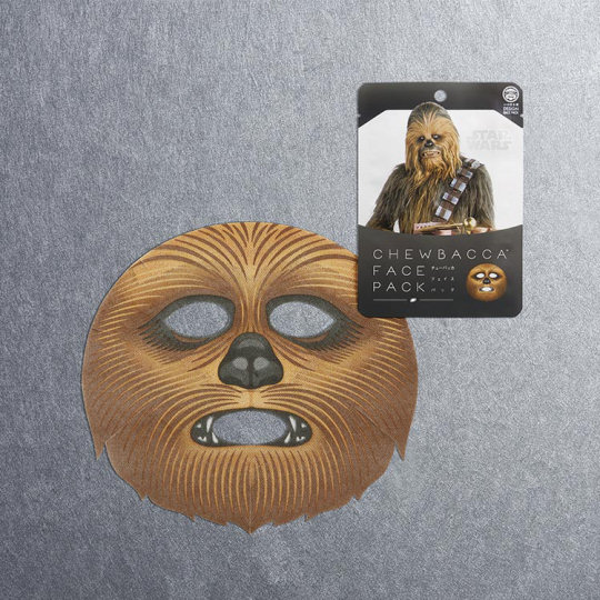 Chewbacca Face Pack (3 Pack) - Star Wars character-themed beauty mask - Japan Trend Shop