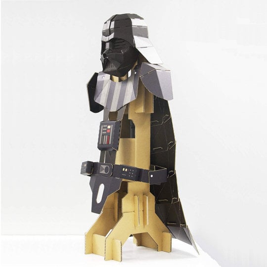 Cardboard Darth Vader Costume - Star Wars arch-villain corrugated cardboard armor - Japan Trend Shop