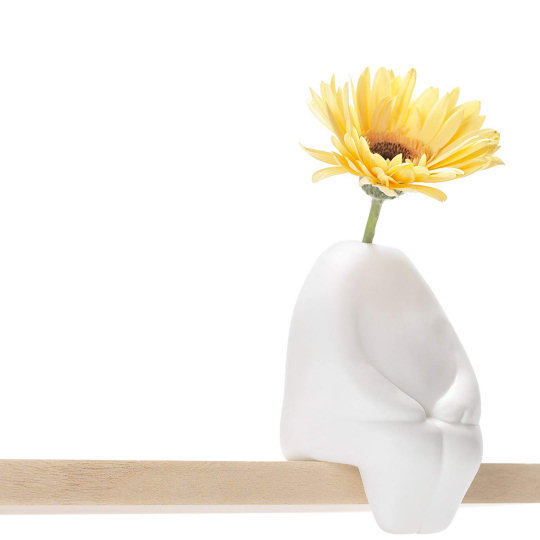 Flowerman Vase - Single-flower vessel in human shape - Japan Trend Shop