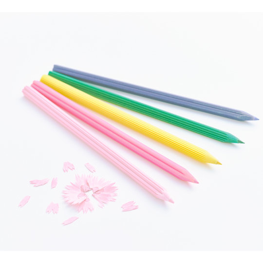 Hanairo Flower Pencils - Recycled material colored pencils - Japan Trend Shop
