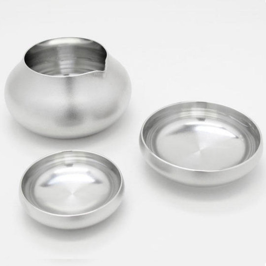 suiu Stacking Tinware Sake Sets - Serving utensils for one or two - Japan Trend Shop