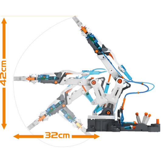 Elekit MR-9105 Hydraulic Robot Arm - DIY robot kit - Japan Trend Shop