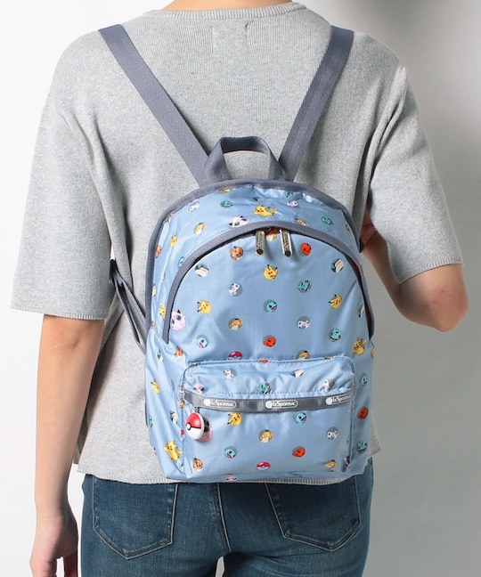 LeSportsac Pokemon SM Hollis Backpack Dot Light - Pokemon characters design bag - Japan Trend Shop