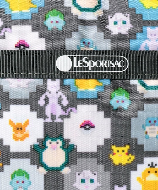 LeSportsac Daniella Crossbody Pokemon Pixel Light Bag - Retro game character design shoulder bag - Japan Trend Shop