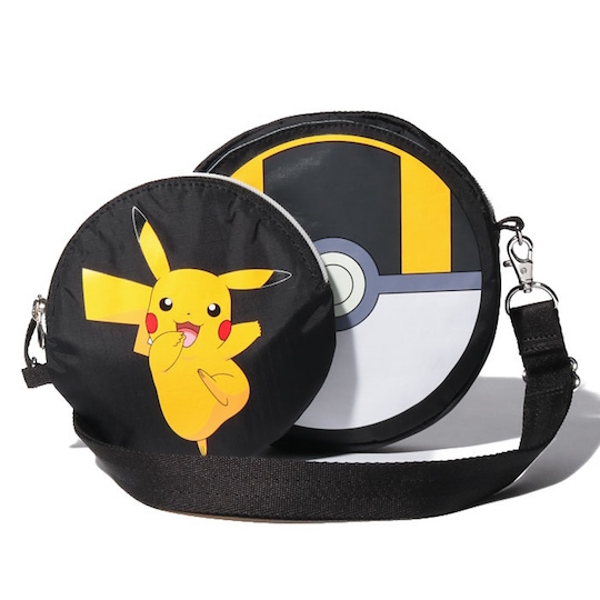 LeSportsac Leah Crossbody Bag Pikachu Ultra Ball - Pokemon design bag-pouch set - Japan Trend Shop
